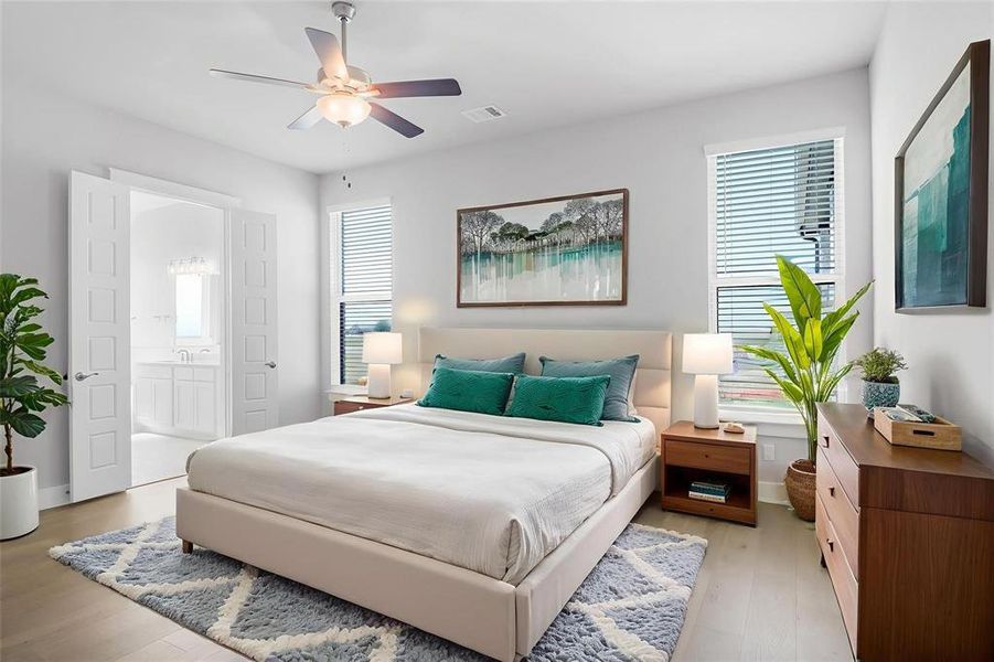 Furnished interior view inside a new home in Coppenger Place, Godley (Image 15). Furnished interior view inside a new home in Coppenger Place, Godley (Image 15).