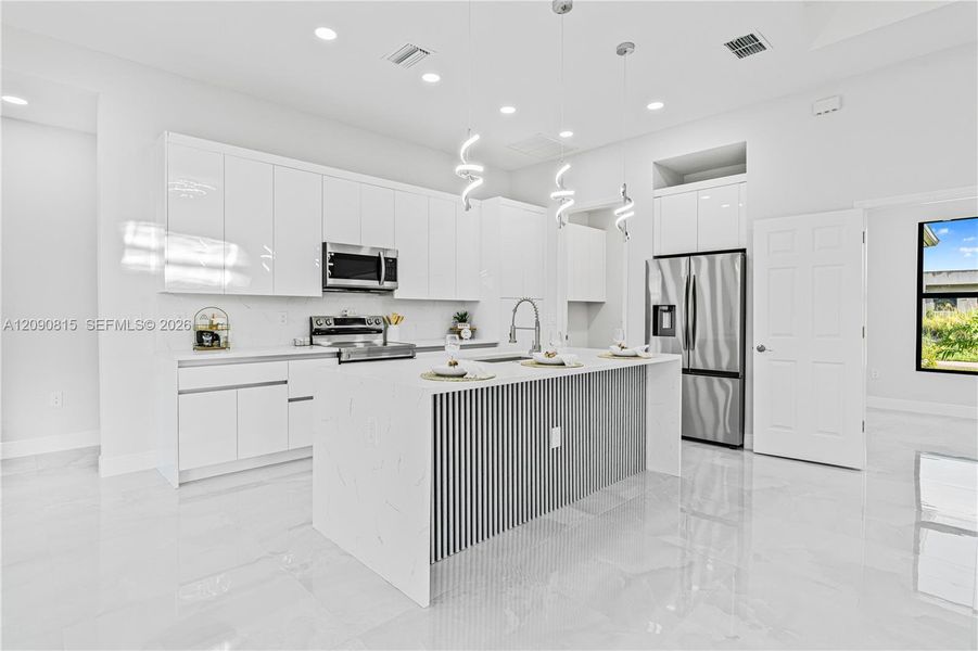 Furnished interior view inside a new home in , Lehigh Acres (Image 6).