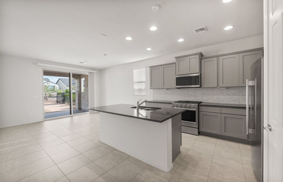 Furnished interior view inside a new home in Sun City Festival, Buckeye (Image 7).