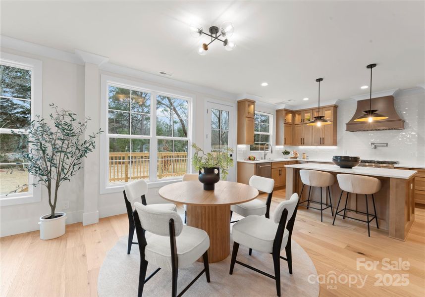 Furnished interior view inside a new home in , Charlotte (Image 42).
