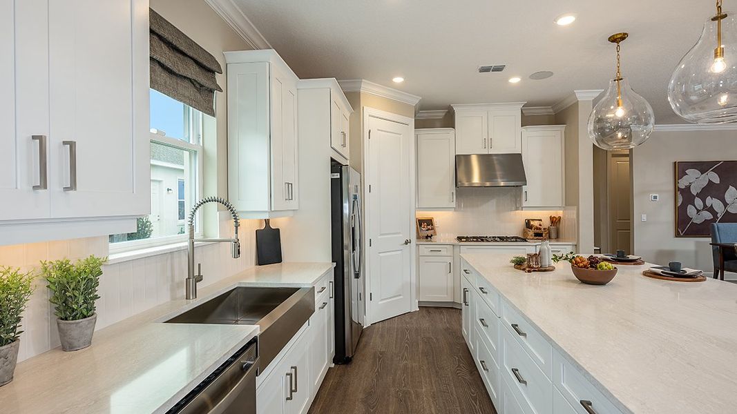 Representative furnished interior of a home built from the Lavello by Taylor Morrison in Center Lake Ranch Community Group Page, St. Cloud (Image 7).