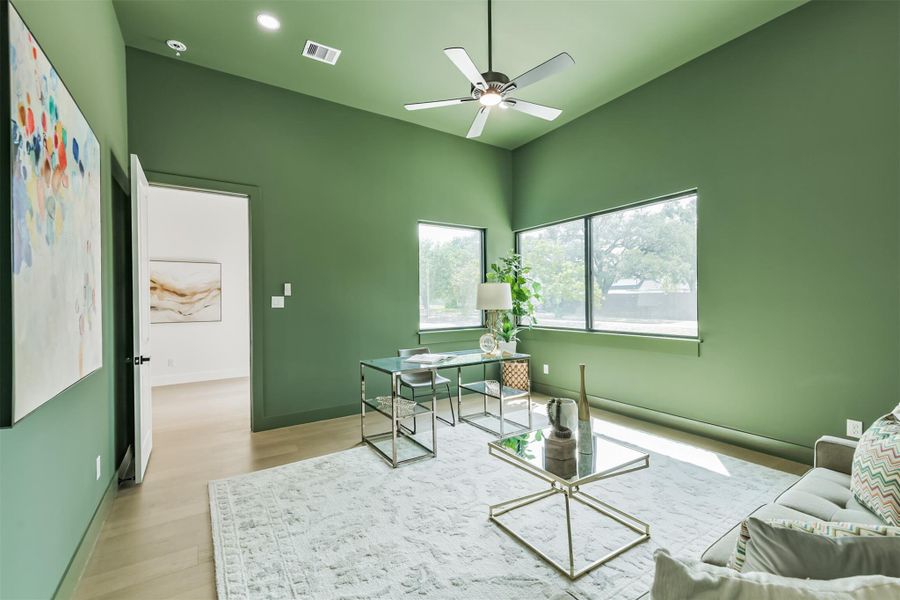 Furnished interior view inside a new home in , Houston (Image 31).