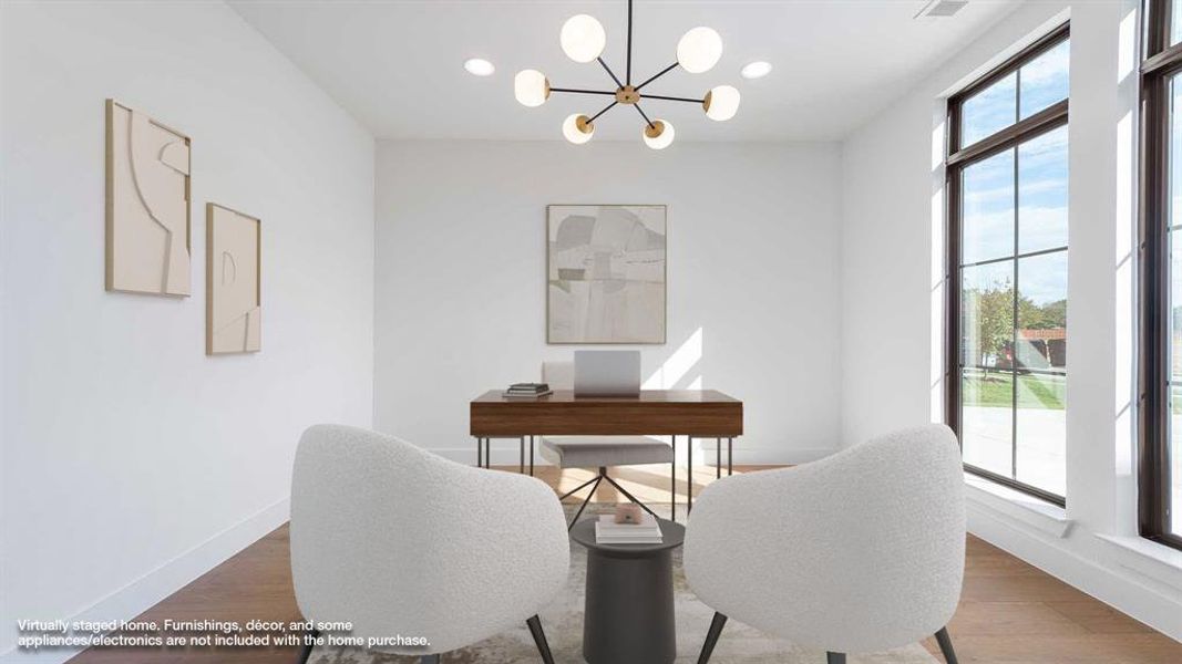 Furnished interior view inside a new home in Adkins Park 70', Hurst (Image 12).