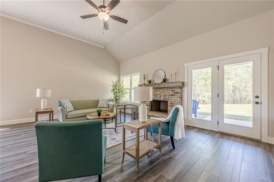 Furnished interior view inside a new home in , Covington (Image 31).