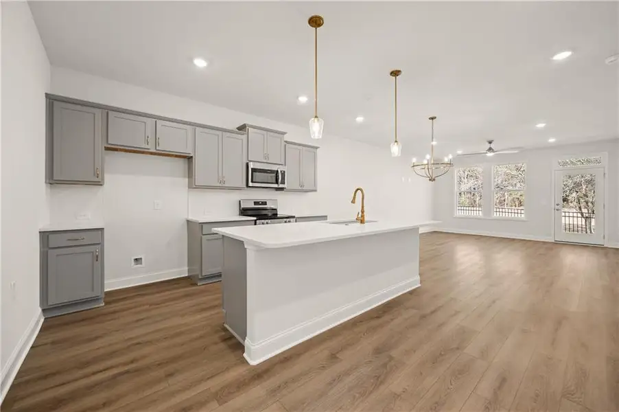 Furnished interior view inside a new home in Harmony Walk, Cartersville (Image 7).