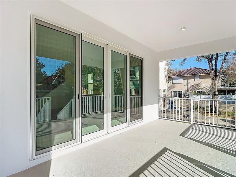 Exterior details and patio area of a home in , Tampa (Image 30).