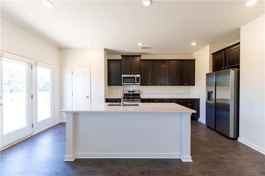 Furnished interior view inside a new home in , Dawsonville (Image 6).
