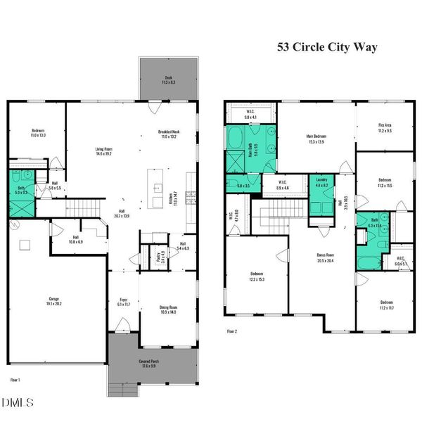 Floor plan 53 Circle City
