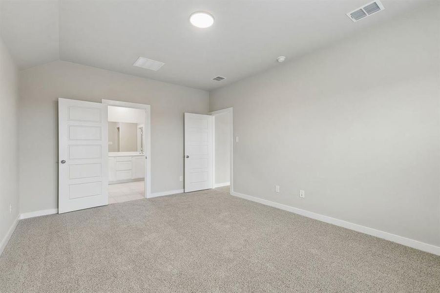 Primary Suite in the Emmy II home plan by Trophy Signature Homes - REPRESENTATIVE PHOTO