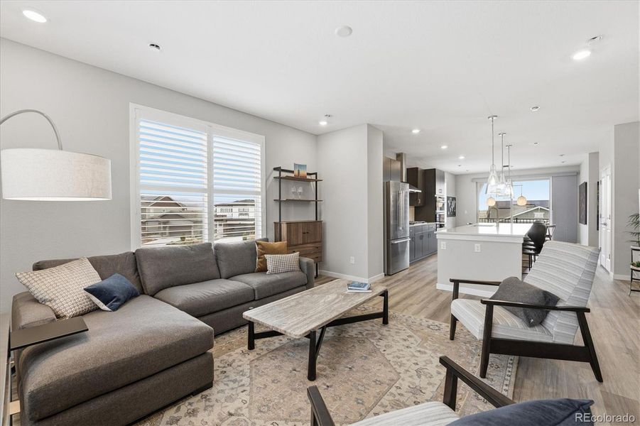 Furnished interior view inside a new home in , Littleton (Image 7).