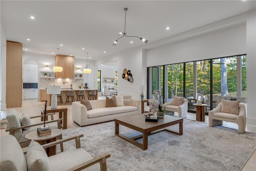 Furnished interior view inside a new home in , Atlanta (Image 7).