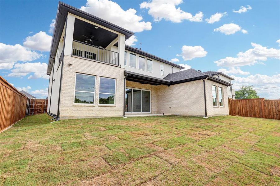 Exterior details and patio area of a home in , Keller (Image 21).