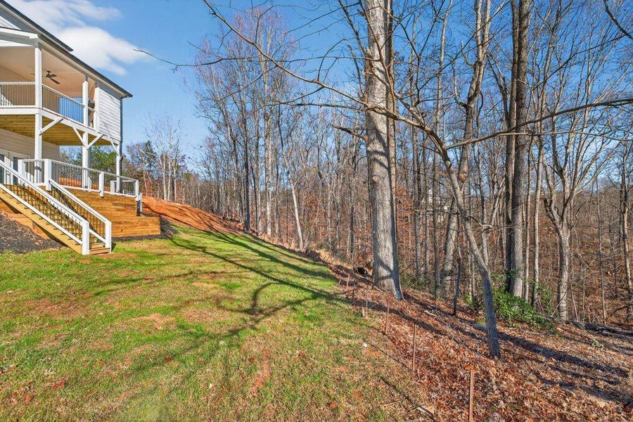 Exterior details and patio area of a home in , Flowery Branch (Image 28).