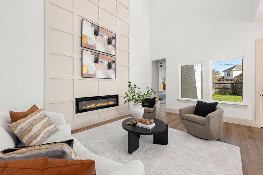 Furnished interior view inside a new home in , Tomball (Image 11).