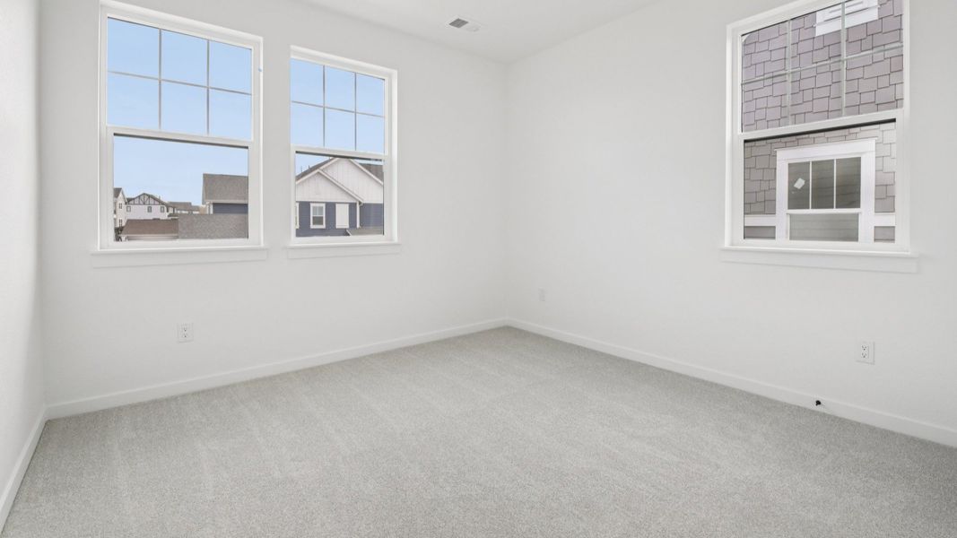 Furnished interior view inside a new home in Westerly, Erie (Image 29).