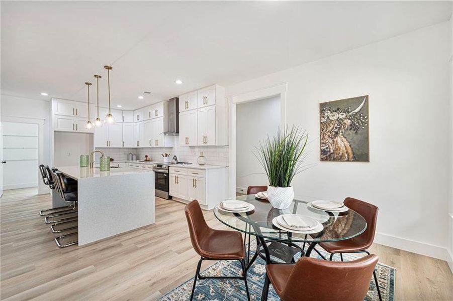Furnished interior view inside a new home in , Cartersville (Image 41).