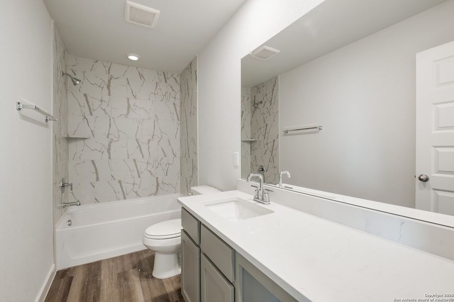 Furnished interior view inside a new home in Talley Fields, San Antonio (Image 11). Furnished interior view inside a new home in Talley Fields, San Antonio (Image 11).