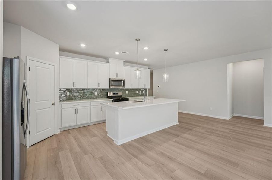 Furnished interior view inside a new home in Westmont Preserve, Powder Springs (Image 16).