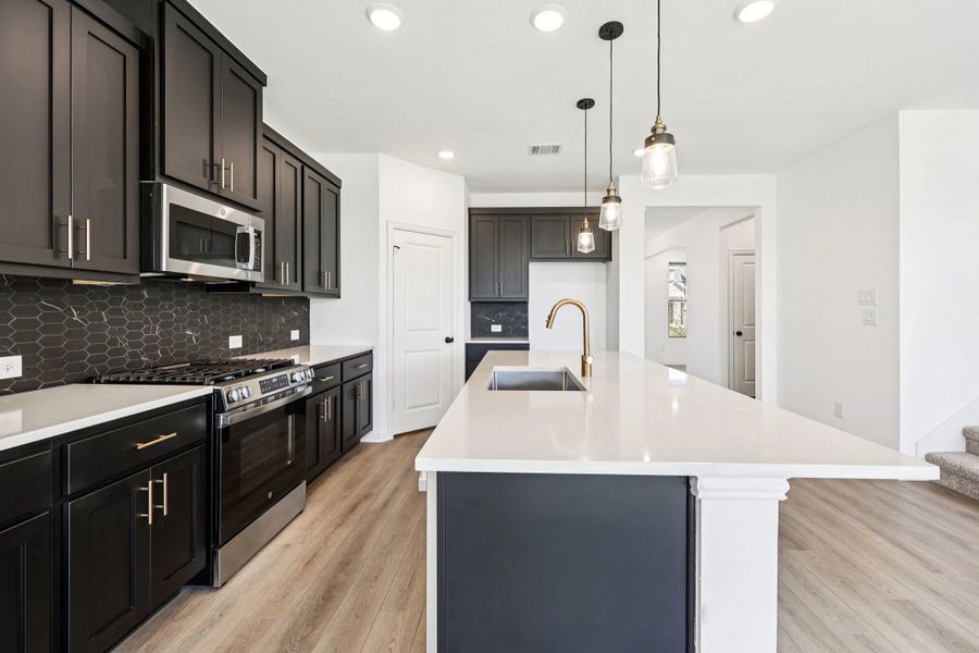 Kitchen featuring the Noir Collection