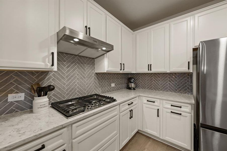 Furnished interior view inside a new home in , Justin (Image 19).