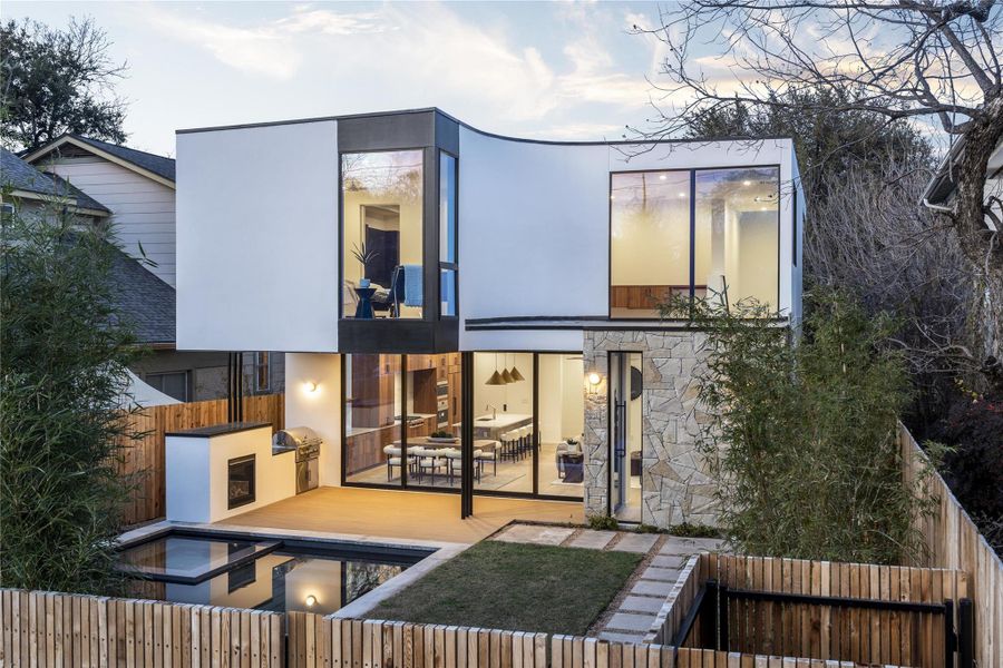 Front exterior of a new home in , Austin, TX, highlighting curb appeal (Image 20).