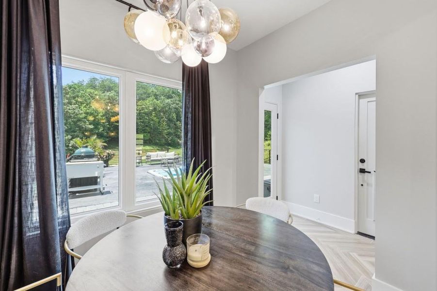 Furnished interior view inside a new home in , Helen (Image 18).