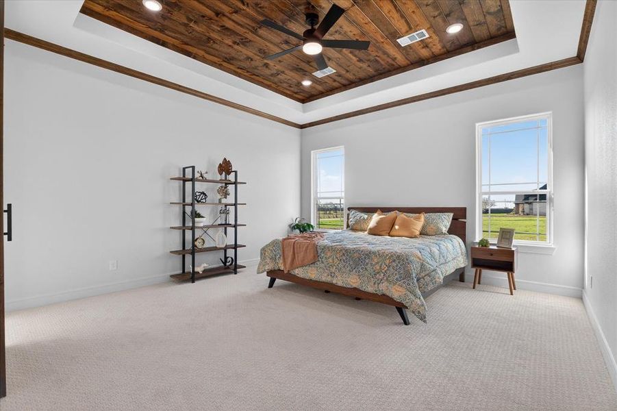 Furnished interior view inside a new home in , Celeste (Image 12).