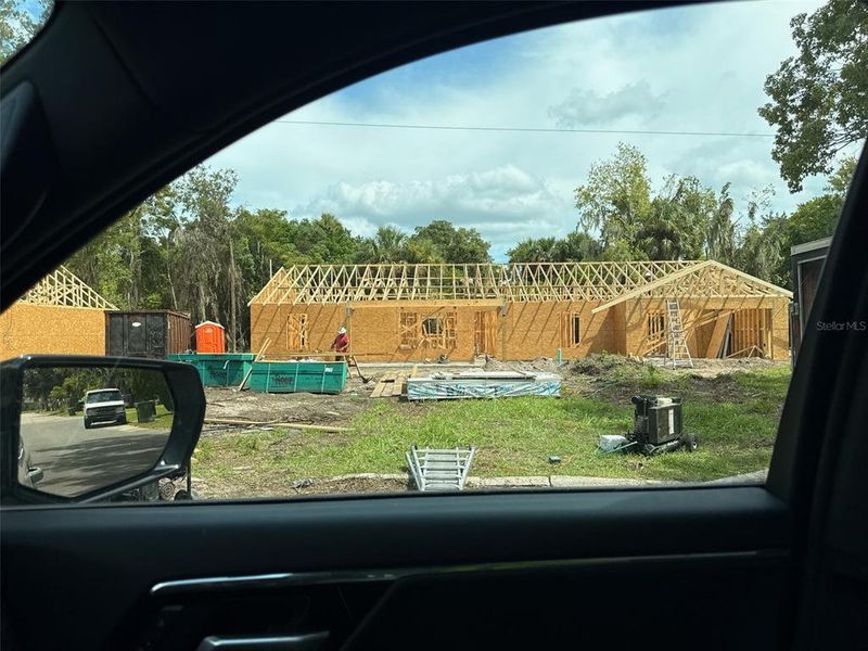 In-progress construction of a new home in , Palatka, FL (Image 4).