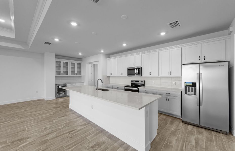 Furnished interior view inside a new home in Del Webb Naples, Ave Maria (Image 5).