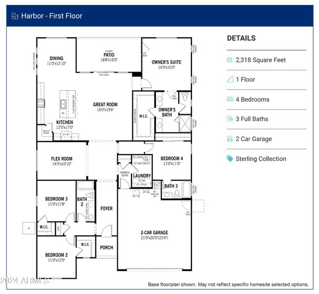 Harbor Floorplans