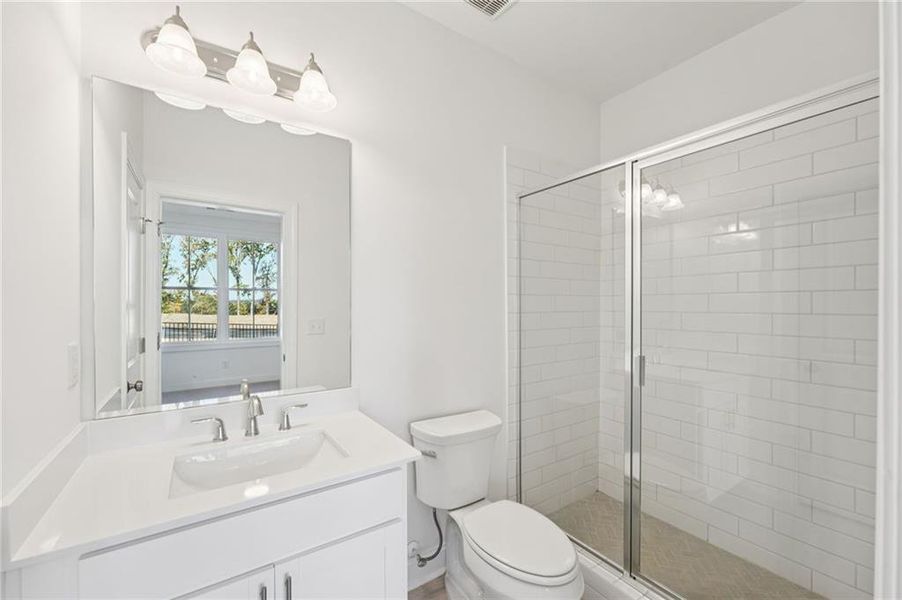Furnished interior view inside a new home in Palisades Townhomes, Cumming (Image 5).