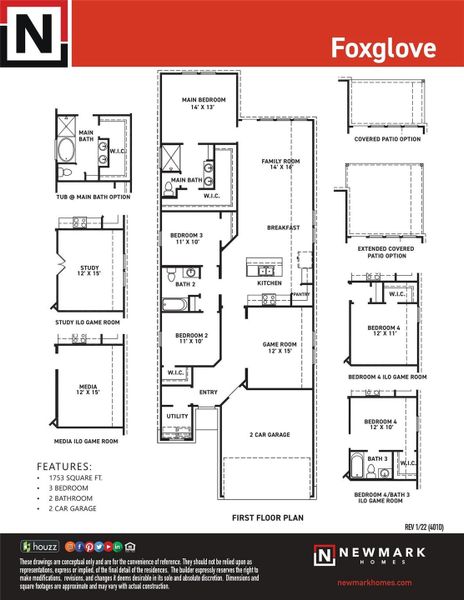 2D floor plan layout of this home in , Iowa Colony, TX (Image 4). 2D floor plan layout of this home in , Iowa Colony, TX (Image 4).