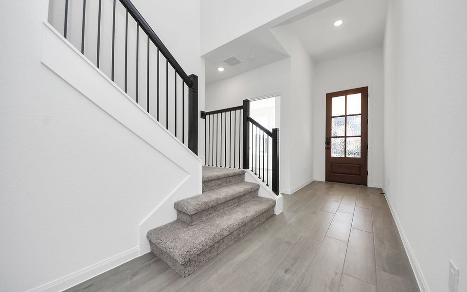 Furnished interior view inside a new home in Elyson, Katy (Image 8).