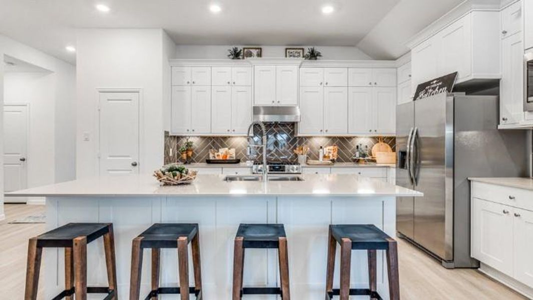 Pics are not of actual home.  They are a representative of a home of the same floor plan