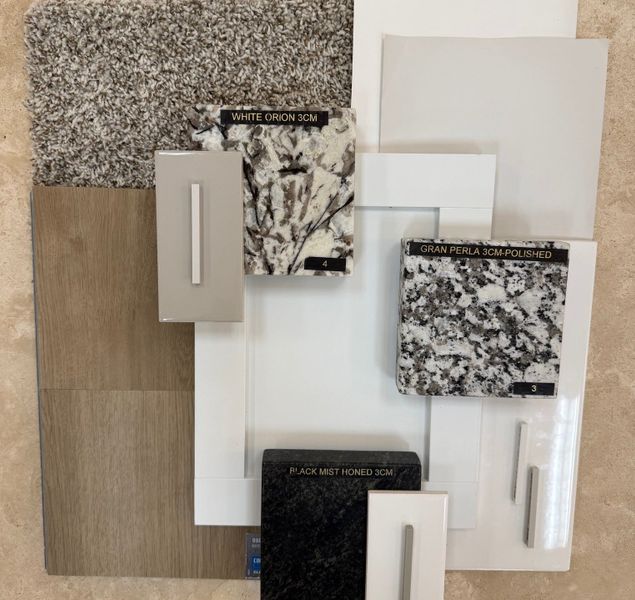 Sample of building materials used in homes in Cordova Crossing, Seguin (Image 3).