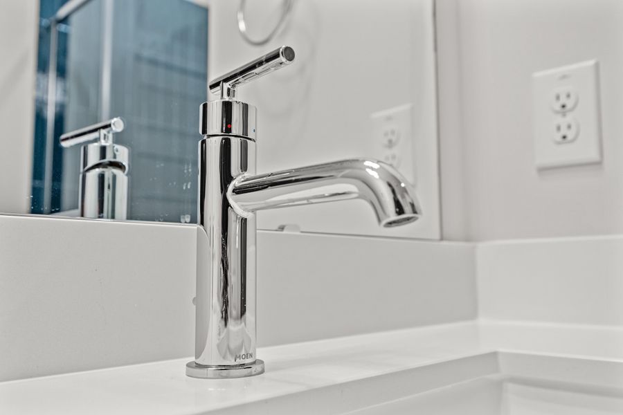 Close-up of interior finishes inside a home in Allen Park, Raleigh (Image 10).