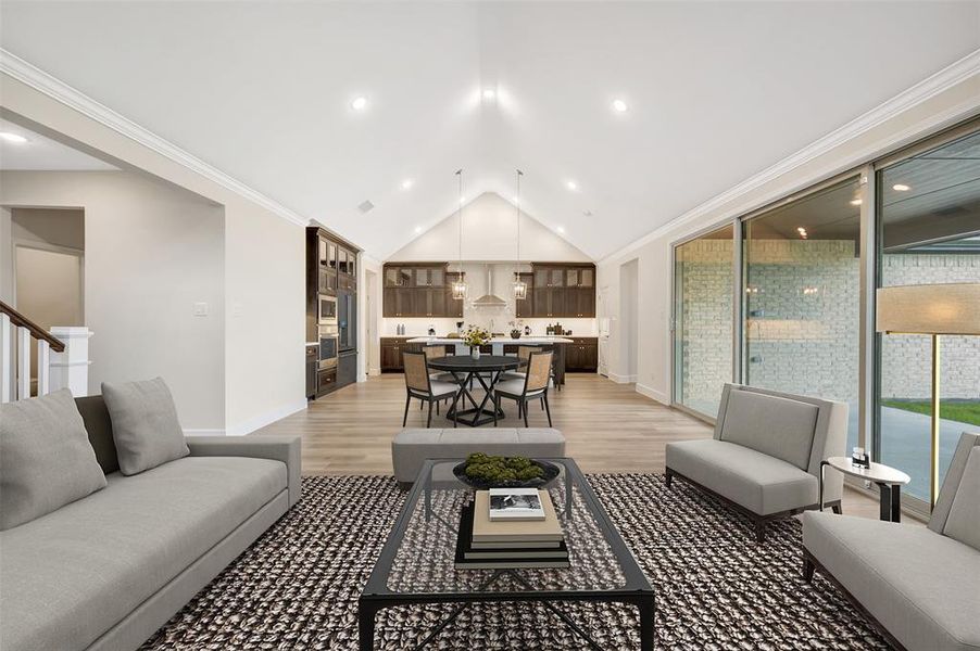 Furnished interior view inside a new home in Elevon, Lavon (Image 24). Furnished interior view inside a new home in Elevon, Lavon (Image 24).