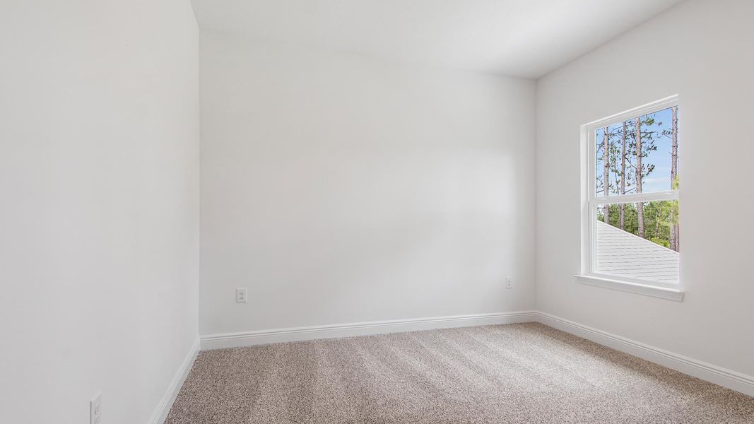 Representative unfurnished interior of a home built from the Carol by D.R. Horton in Holley Grove at Peach Creek, Santa Rosa Beach (Image 30).