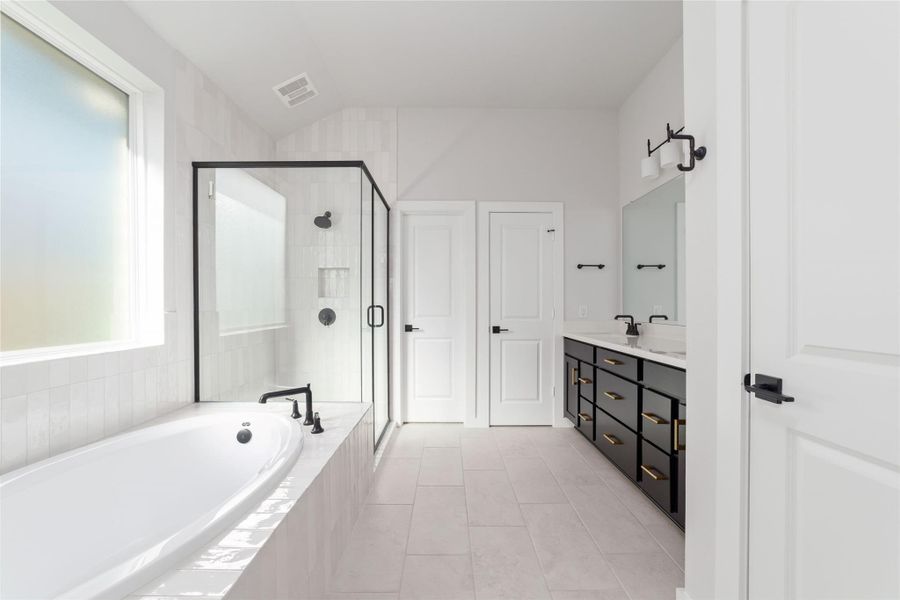 Furnished interior view inside a new home in Elyson 45' & 70', Katy (Image 10). Furnished interior view inside a new home in Elyson 45' & 70', Katy (Image 10).