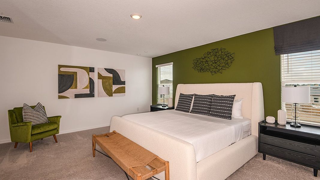 Furnished interior view inside a new home in Marion Creek, Haines City (Image 4).