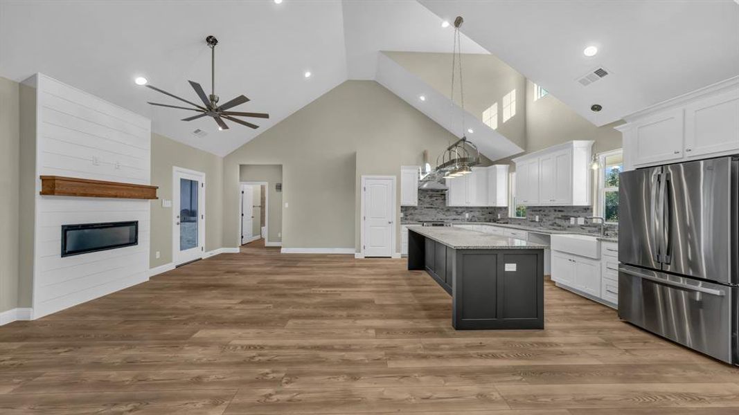 Furnished interior view inside a new home in Parallel Pastures, Poolville (Image 8).