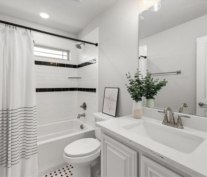 Furnished interior view inside a new home in The Lakes at Parks of Aledo, Aledo (Image 16).