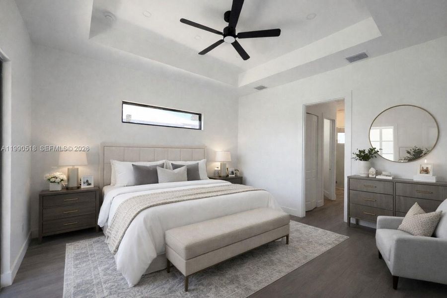 Furnished interior view inside a new home in , Punta Gorda (Image 8). Furnished interior view inside a new home in , Punta Gorda (Image 8).