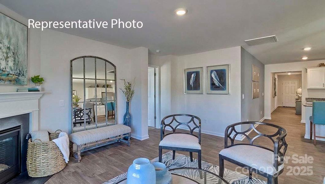 Furnished interior view inside a new home in Woodhaven at Chester, Chester (Image 10). Furnished interior view inside a new home in Woodhaven at Chester, Chester (Image 10).