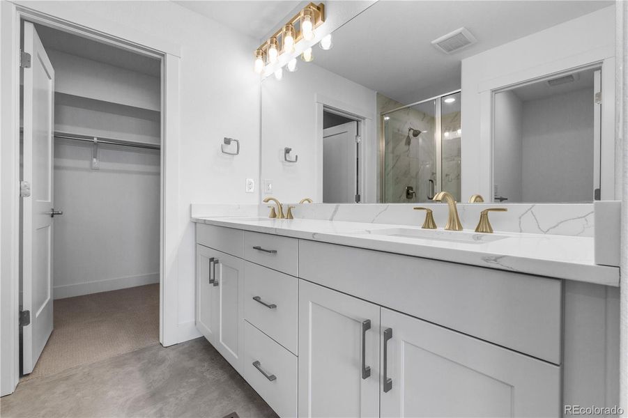Furnished interior view inside a new home in Dillon Pointe - Skyview, Broomfield (Image 8).