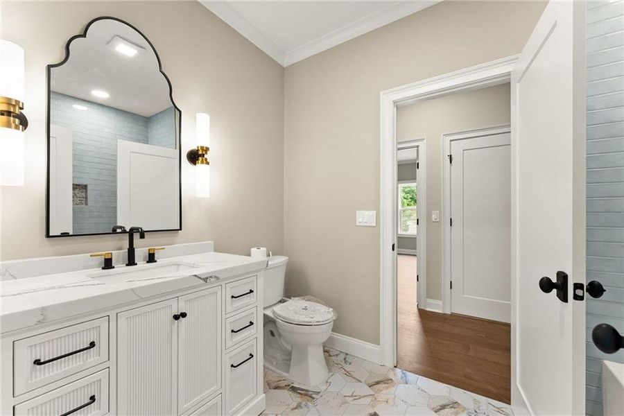 Furnished interior view inside a new home in , Gainesville (Image 6).