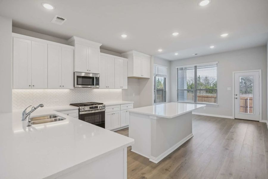 Furnished interior view inside a new home in Bel Air Village, Sherman (Image 3).