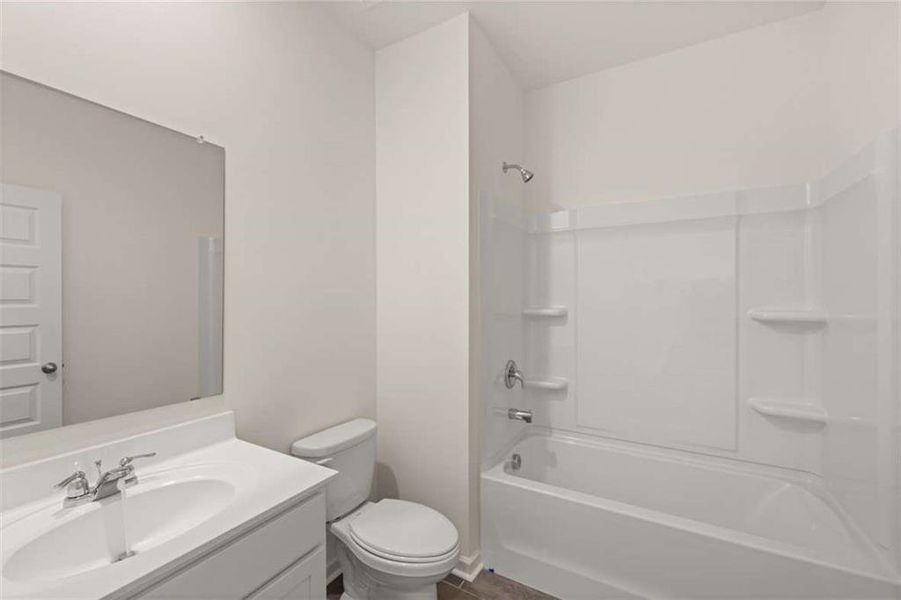 Furnished interior view inside a new home in Independence, Loganville (Image 11). Furnished interior view inside a new home in Independence, Loganville (Image 11).