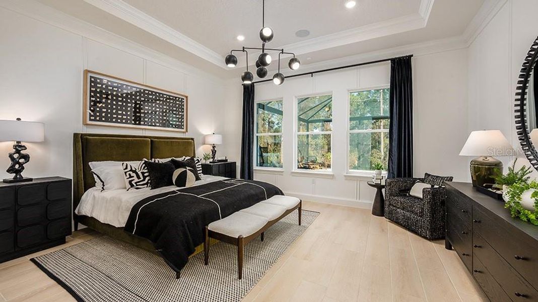 Furnished interior view inside a new home in Center Lake Ranch Community Group Page, St. Cloud (Image 8).