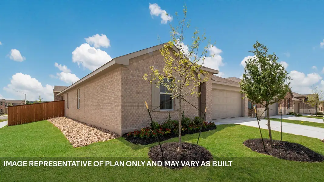 Exterior details and patio area of a home in Bar W Ranch, Leander (Image 3). Exterior details and patio area of a home in Bar W Ranch, Leander (Image 3).